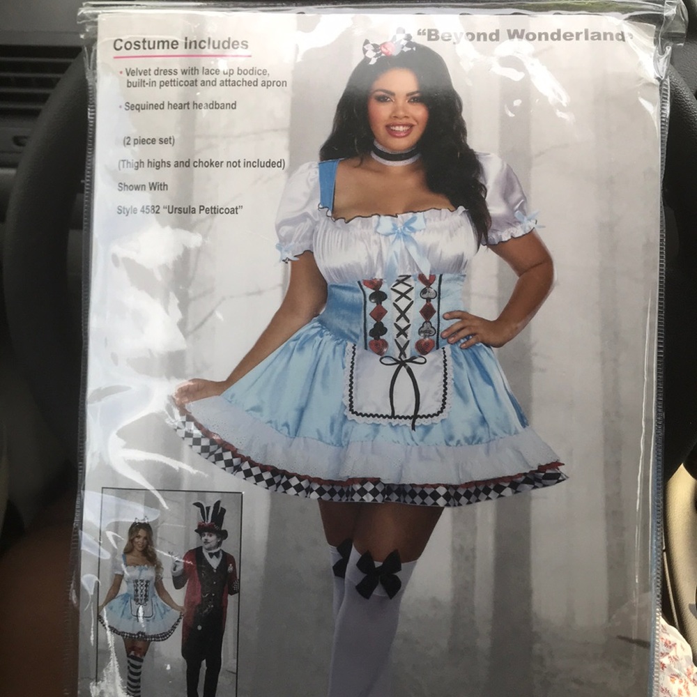 Alice in Wonderland Plus Size Halloween Costume